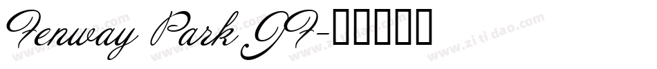 Fenway Park JF字体转换